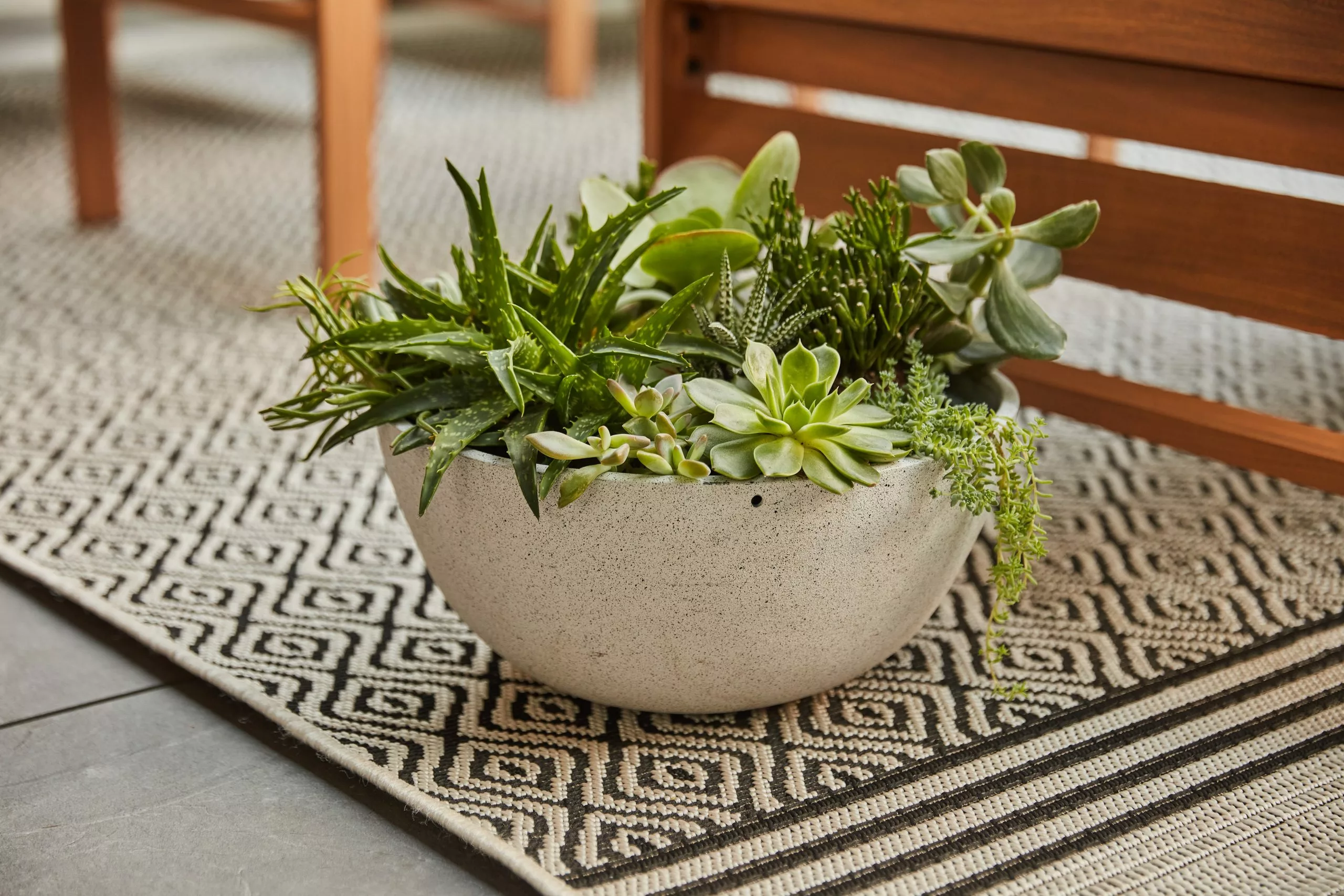 Allen + Roth 13.3In Speckled Hanging Basket White 8 Allen + Roth 13.3In Speckled Hanging Basket White - Image 8