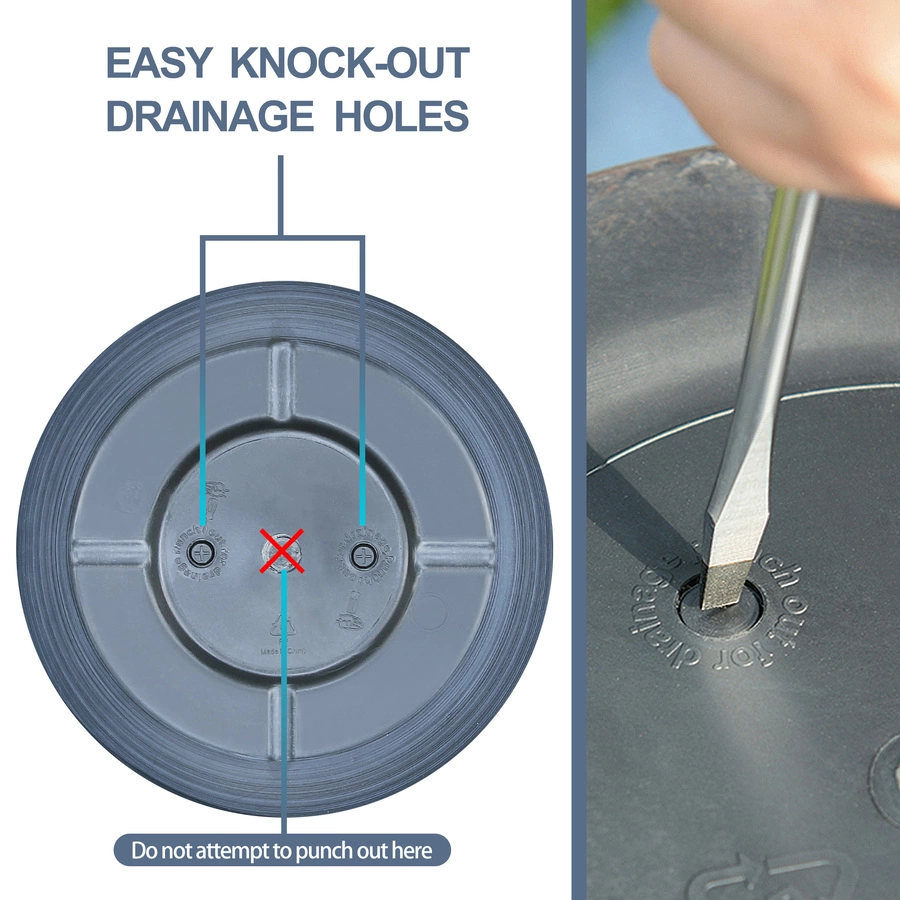 Allen + Roth 11.3In Lapidus Planter Twill 3 Allen + Roth 11.3In Lapidus Planter Twill - Image 3