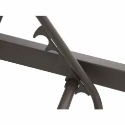 Allen + Roth Westmore White Sling Fabric Lounge Chairs - Grey Powder Coated Steel Frame - Set Of 2 -Allen + Roth Shop 1063066 44916712