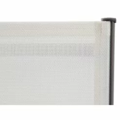 Allen + Roth Westmore White Sling Fabric Lounge Chairs - Grey Powder Coated Steel Frame - Set Of 2 -Allen + Roth Shop 1063066 44916718