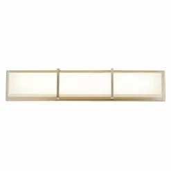 Allen + Roth Brighton Brushed Nickel Modern LED Vanity Light Bar -Allen + Roth Shop 1129919 11732325