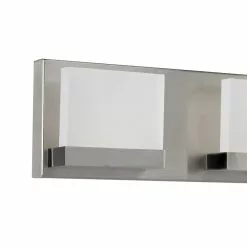 Allen + Roth Cora 4-Light Brushed Nickel Modern And Contemporary LED Vanity Light -Allen + Roth Shop 1362611 15447589