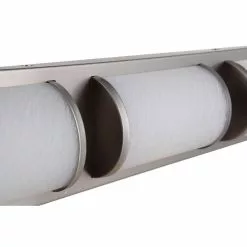 Allen + Roth Kinsley 3-Light Brushed Nickel Modern And Contemporary LED Vanity Light -Allen + Roth Shop 1362612 15447432