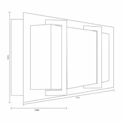 Allen + Roth 20-in Brighton Bronze LED Vanity Light -Allen + Roth Shop 1574013 15447635