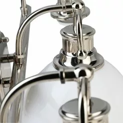 Allen + Roth 24.5-in 3-Light Polished Nickel Vanity Wall Sconce -Allen + Roth Shop 2417815 16590821