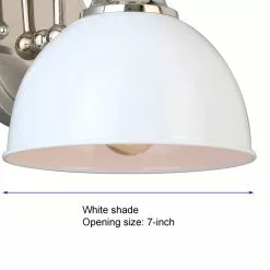 Allen + Roth 24.5-in 3-Light Polished Nickel Vanity Wall Sconce -Allen + Roth Shop 2417815 44062686