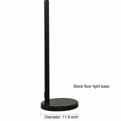 Allen + Roth 39in W Floor Lamp With Black Fabric Shade 12 Allen + Roth 39in W Floor Lamp With Black Fabric Shade -Allen + Roth Shop 2417817 44062614