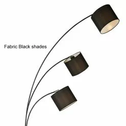 Allen + Roth 39in W Floor Lamp With Black Fabric Shade 11 Allen + Roth 39in W Floor Lamp With Black Fabric Shade -Allen + Roth Shop 2417817 44062615