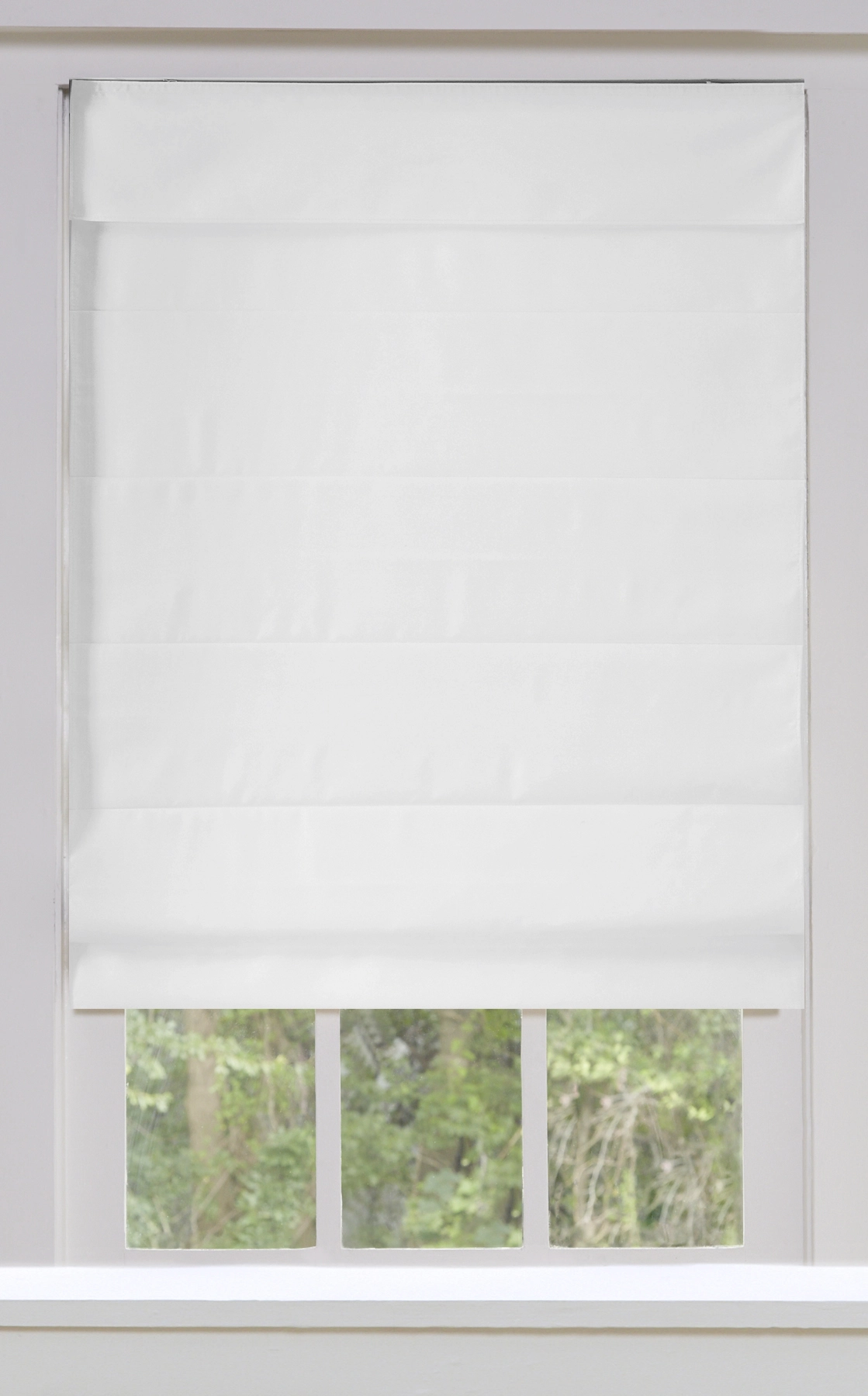 "allen + Roth Blackout Roman Shade - 52"" X 72"" - Snow" 1 "allen + Roth Blackout Roman Shade - 52"" X 72"" - Snow"