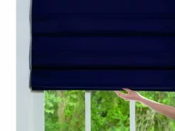 "allen + Roth Blackout Roman Shade - 36"" X 72"" - Midnight Blue" -Allen + Roth Shop 330625761 AlternateImage1