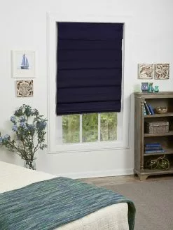 "allen + Roth Blackout Roman Shade - 36"" X 72"" - Midnight Blue" -Allen + Roth Shop 330625761 AlternateImage2