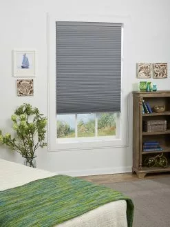 "allen + Roth Blackout Cellular Shade - 45"" X 72"" - Polyester - Gray/White" -Allen + Roth Shop 330628512 AlternateImage2