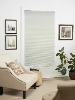 "allen + Roth Blackout Cellular Shade- 72"" X 64""- Polyester- Creme/White" -Allen + Roth Shop 330628899 AlternateImage2