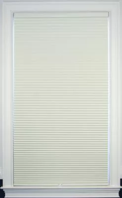 "allen + Roth Blackout Cellular Shade- 68.5"" X 48""- Polyester- Creme/White" -Allen + Roth Shop 330629003 MainImage 001