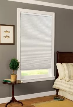 "allen + Roth Blackout Cellular Shade - 52"" X 84"" - Polyester - White"
