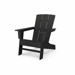 Allen + Roth Oakport Black Plastic Adirondack Chair -Allen + Roth Shop 330950247 MainImage 001