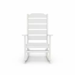 Allen + Roth Oakport White Plastic Rocking Chair -Allen + Roth Shop 330950388 AlternateImage2
