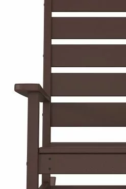 Allen + Roth Oakport Mahogany Plastic Rocking Chair 10 Allen + Roth Oakport Mahogany Plastic Rocking Chair -Allen + Roth Shop 330950449 AlternateImage3