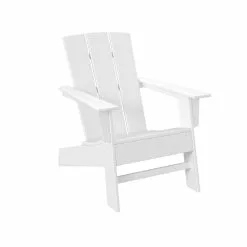 Allen + Roth Oakport White Plastic Adirondack Chair 13 Allen + Roth Oakport White Plastic Adirondack Chair -Allen + Roth Shop 330950501 AlternateImage1