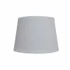 Allen + Roth 7-in X 10-in White Fabric Drum Lamp Shade