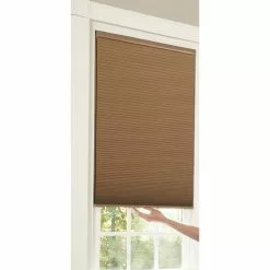 ALLEN + ROTH Cordless Blackout Cellular Shade - 27in X 64in - Linen -Allen + Roth Shop 356012 08962440