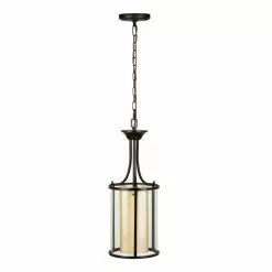 Allen + Roth Harpwell 9.06-in Oil-Rubbed Bronze Mediterranean Single Tinted Glass Pendant Light 11 Allen + Roth Harpwell 9.06-in Oil-Rubbed Bronze Mediterranean Single Tinted Glass Pendant Light -Allen + Roth Shop 443468 08701325