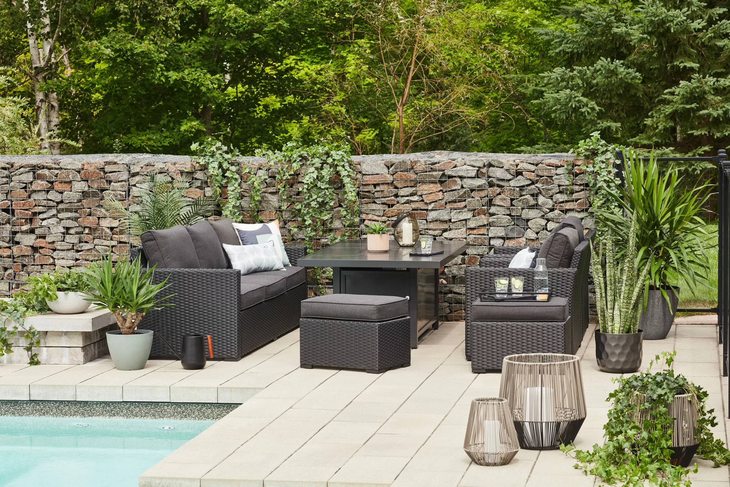 Allen + Roth Glass Lantern With Leather Handle 2 Allen + Roth Glass Lantern With Leather Handle - Image 2