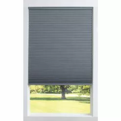 ALLEN + ROTH Allen+roth Noble Grey Blackout Cordless Indoor Cellular Shade (34-in X 64-in) -Allen + Roth Shop 5248445 50358567 001
