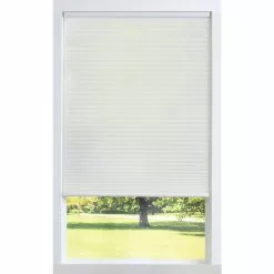 Allen + Roth 34-in X 72-in Light Filtering Recycled Polyester Cellular Shade - White -Allen + Roth Shop 5248458 50358351 001
