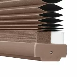 Allen + Roth 34-in X 64-in Brown Recycled Polyester Blackout Cellular Pleated Shade -Allen + Roth Shop 5248466 50358252