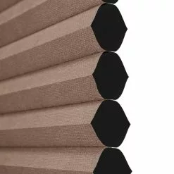 Allen + Roth 34-in X 64-in Brown Recycled Polyester Blackout Cellular Pleated Shade -Allen + Roth Shop 5248466 50358254