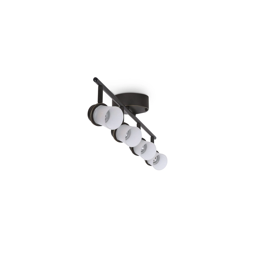 Allen + Roth 4-Light Bronze Dimmable Integrated LED Fixed Track Light Kit 1 Allen + Roth 4-Light Bronze Dimmable Integrated LED Fixed Track Light Kit