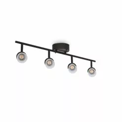 Allen + Roth 4-Light Bronze Dimmable Integrated LED Fixed Track Light Kit 17 Allen + Roth 4-Light Bronze Dimmable Integrated LED Fixed Track Light Kit -Allen + Roth Shop 650129 05204172