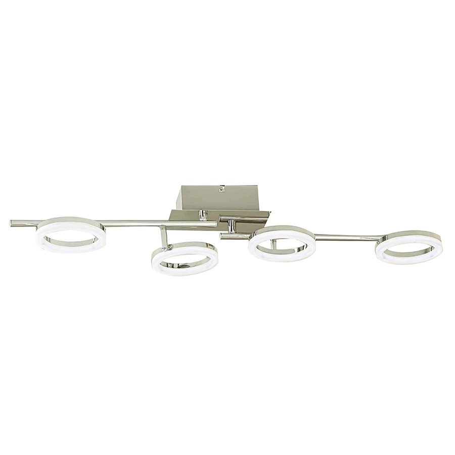 Allen + Roth Allen + Roth 4-Light 24.41-in Polished Chrome Dimmable Integrated Led Fixed Track Light Kit 1 Allen + Roth Allen + Roth 4-Light 24.41-in Polished Chrome Dimmable Integrated Led Fixed Track Light Kit
