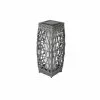 Allen + Roth Savona Solar Lantern - LED - 18.1" - Steel - Grey