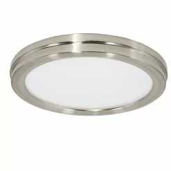 Allen + Roth 2PK 14-in Round Flush Mount-BN Finish 6 Allen + Roth 2PK 14-in Round Flush Mount-BN Finish -Allen + Roth Shop 899423 14452971 001