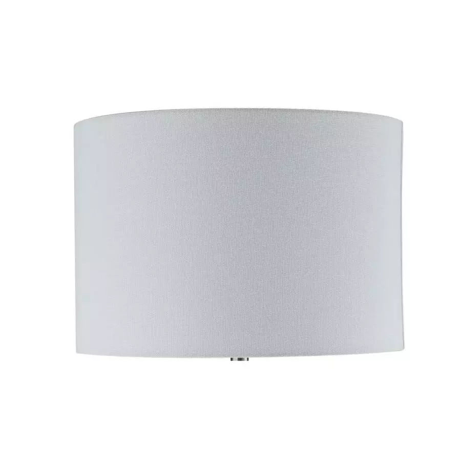 Allen + Roth 25-inH Brushed Nickel With Faux Marble Accent Table Lamp With White Linen Fabric Shade 5 Allen + Roth 25-inH Brushed Nickel With Faux Marble Accent Table Lamp With White Linen Fabric Shade - Image 5