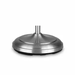 Allen + Roth 59.75-inH Brushed Nickel Floor Lamp With Stacked Solid Glass Ball With White Linen Shade -Allen + Roth Shop 910557 44066802