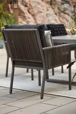 Allen + Roth Brokking Metal And Wicker Patio Chair With Grey Cushions - Set Of 2 -Allen + Roth Shop 919110 AlternateImage1