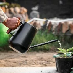 Allen + Roth Watering Can - Wood And Steel - Black 15 Allen + Roth Watering Can - Wood And Steel - Black -Allen + Roth Shop 919538 42095000
