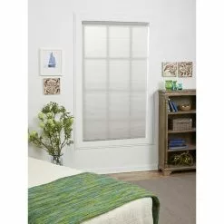 Allen + Roth Light Filtering 1-in Cordless Cellular Shade - 39-in W X 64-in H - Grey -Allen + Roth Shop 924728 09273876