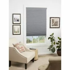 Allen + Roth AR 1.5-in Gray Blackout Recycle Cellular Shade 34x64 -Allen + Roth Shop 924740 09849572