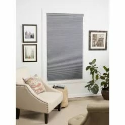 Allen + Roth AR 1.5-in Gray Blackout Recycle Cellular Shade 34x64 -Allen + Roth Shop 924740 09849574