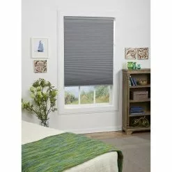 Allen + Roth AR 1.5-in Gray Blackout Recycle Cellular Shade 34x64 -Allen + Roth Shop 924740 09849577
