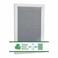 Allen + Roth AR 1.5-in Gray Blackout Recycle Cellular Shade 34x64 -Allen + Roth Shop 924740 44239239