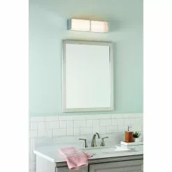 Allen + Roth Charlotte 1-Light 4.4 Chrome Rectangle Vanity Light -Allen + Roth Shop 970850 50297103
