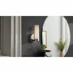 Allen + Roth Caroline 1-Light 9 Chrome Vanity Light Bar