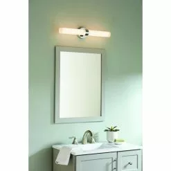 Allen + Roth Caroline Chrome Modern And Contemporary LED Vanity Light -Allen + Roth Shop 970853 49870704