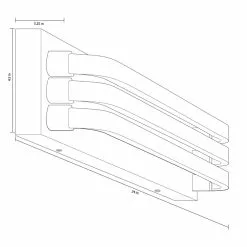 Allen + Roth Gatsby 3-Light 4.5 Chrome Rectangle Vanity Light 10 Allen + Roth Gatsby 3-Light 4.5 Chrome Rectangle Vanity Light -Allen + Roth Shop 970860 15450894
