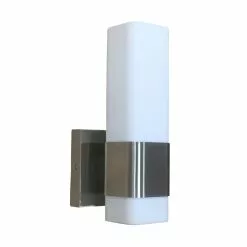 Allen + Roth Greer 4.88-in W 1-LED Light Brushed Nickel Contemporary Wall Sconce 7 Allen + Roth Greer 4.88-in W 1-LED Light Brushed Nickel Contemporary Wall Sconce -Allen + Roth Shop 970861 15447489 001